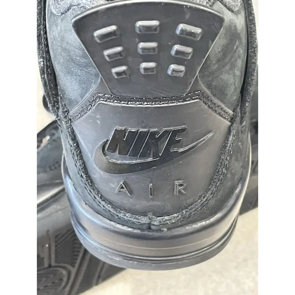 Air Jordan 4 Sneakers Retro 2025 Low Black Cat Youth Kids Size 5Y IB4171-010